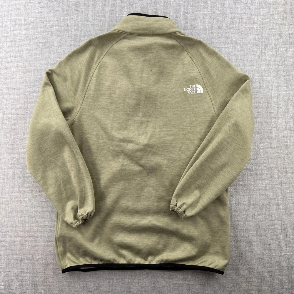 The North Face Mens 1/4 Q Zip Fleece Pullover‎ Sage Green Small Gorpcore Minimal